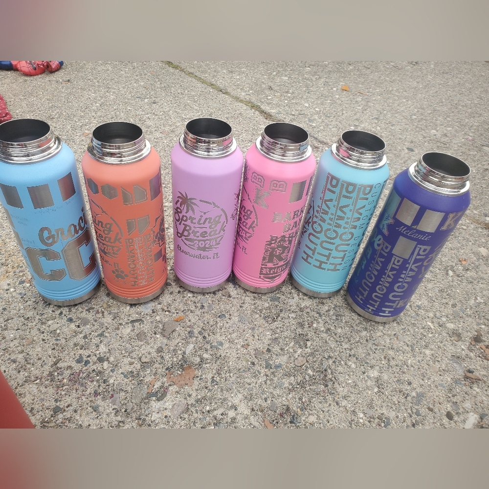 Colorful Insulated Water Bottles Set 6 New Staimless Steal Polar Camel Bottles N